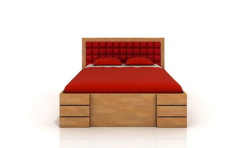 Nowoczesna sypialnia w drewnie – drewniane łóżka, komody, szafki nocne